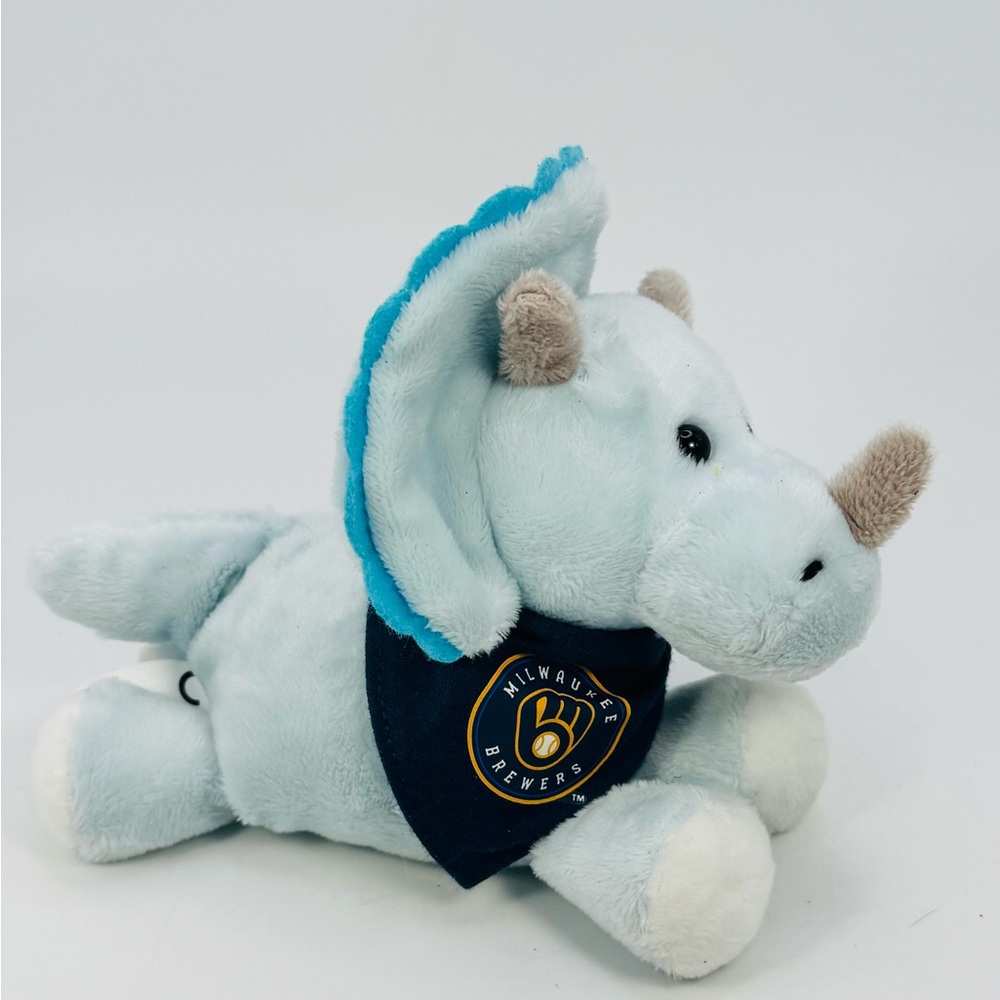 Mascot Factory MLB Milwaukee Brewers Short Stack Triceratops Plush